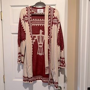 Sloane Rouge Aztec Cardigan - Size L